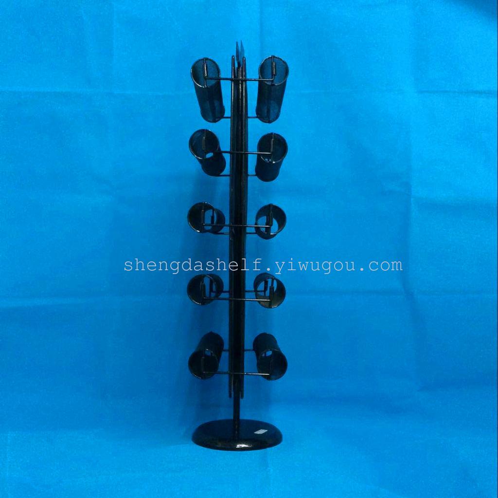 Metal Double-Sided 10 Crossbar Rotatable Bracelet Stand Bracelet Stand Watch Stand Accessories Jewellery Display Shengda