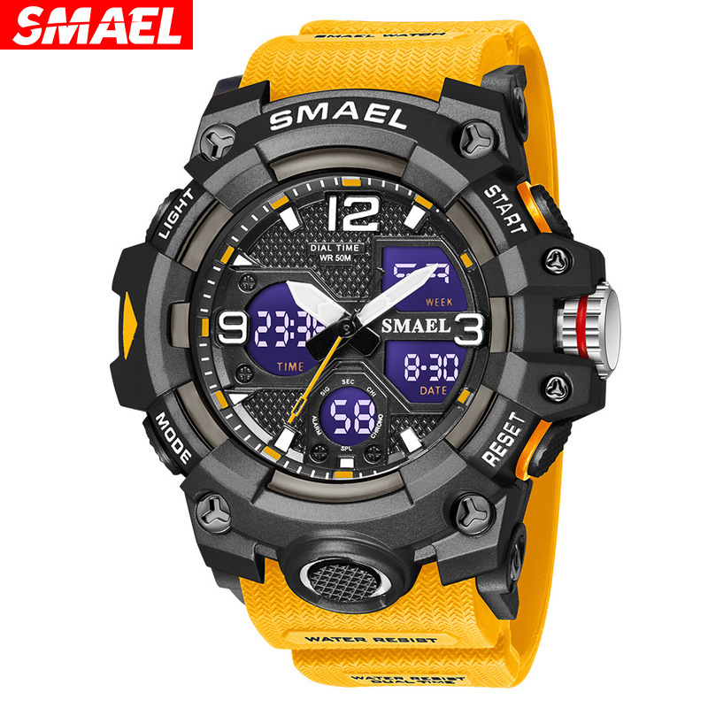 Sport Watch Smael Smael Men&#039;s Watch Outdoor Sports Multifunctional Waterproof Watch Cross-Border Hot Watch Men