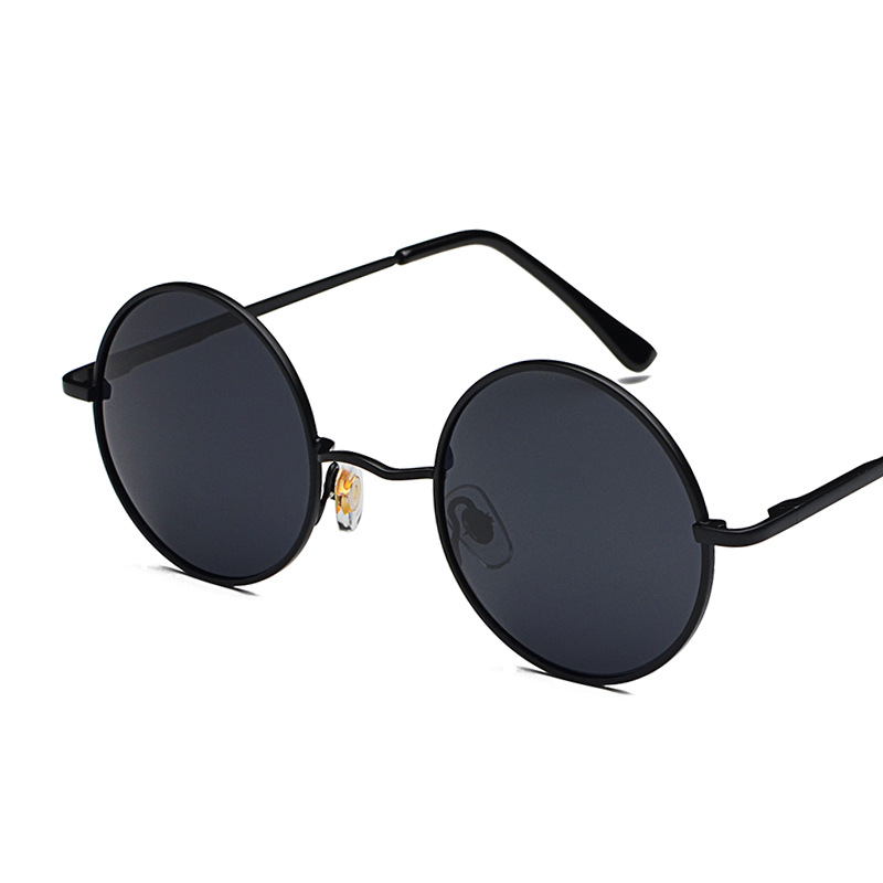 Round Polarized Sunglasses Retro Prince Glasses UV Protection Round Glasses