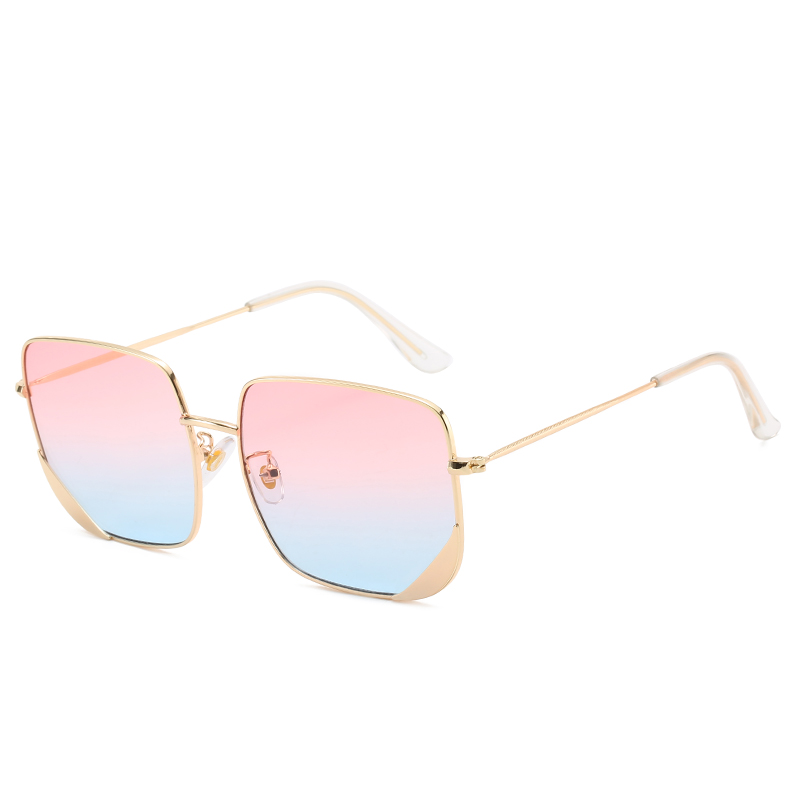 Metal Full Frame Square Glasses Retro Trendy Plain Glasses Glasses Frame 6653