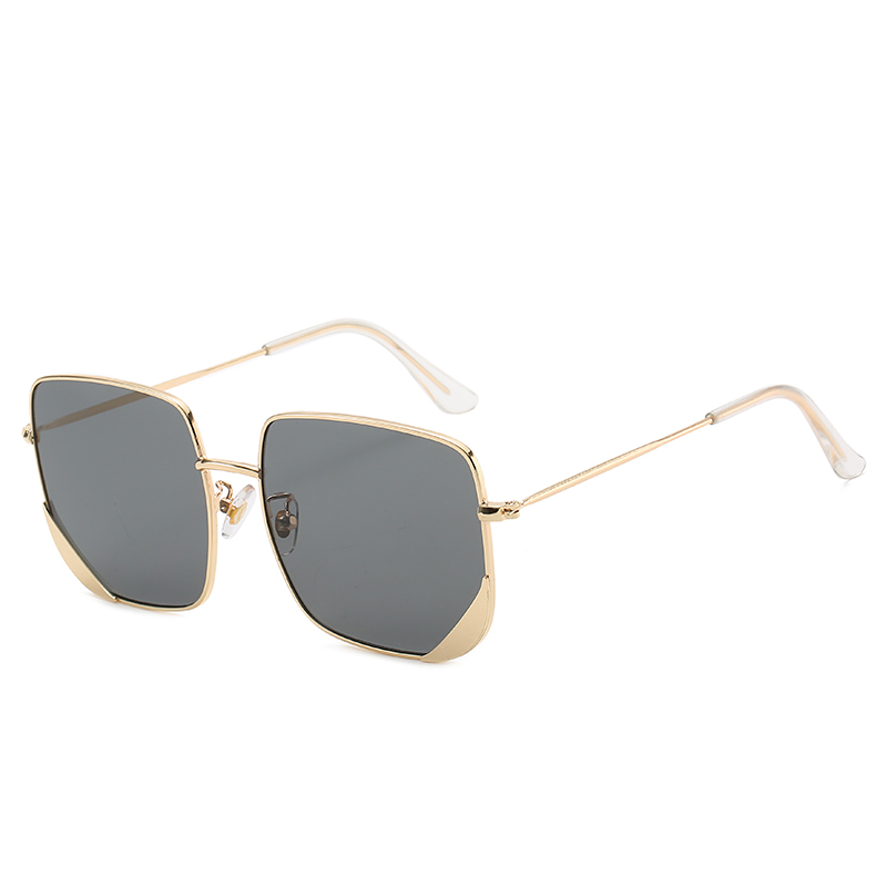 Metal Full Frame Square Glasses Retro Trendy Plain Glasses Glasses Frame 6653