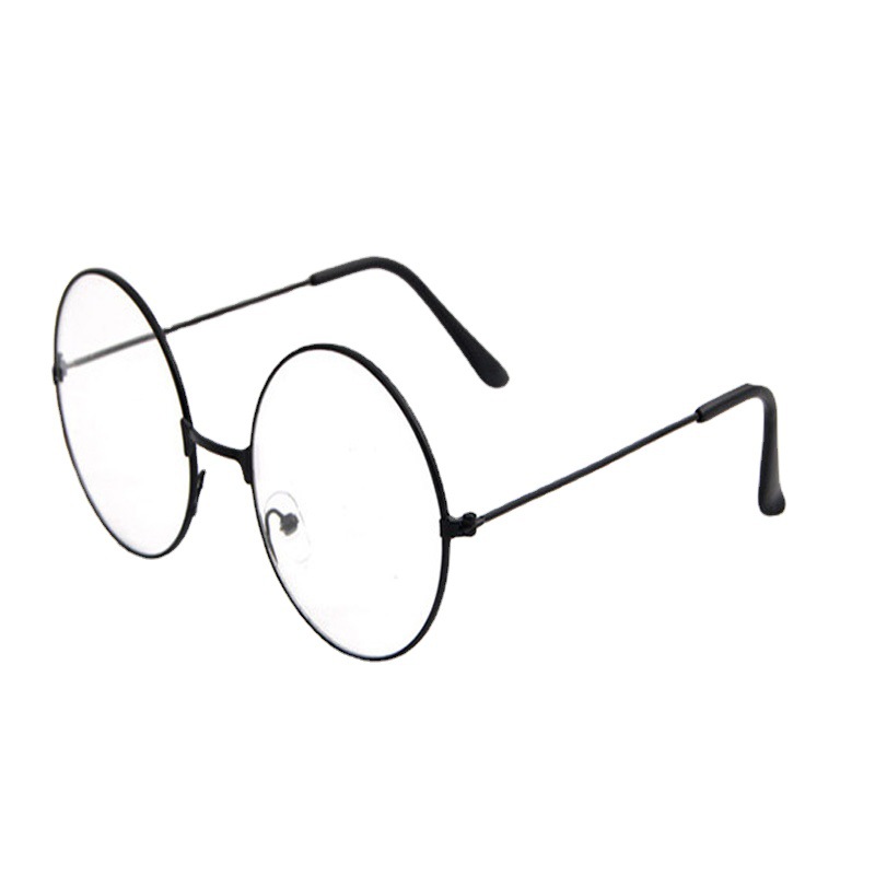2021new Sunglasses Men&#039;s and Women&#039;s Sunglasses Men&#039;s Fashion round Prince Black Plain Glasses Sunglasses Women