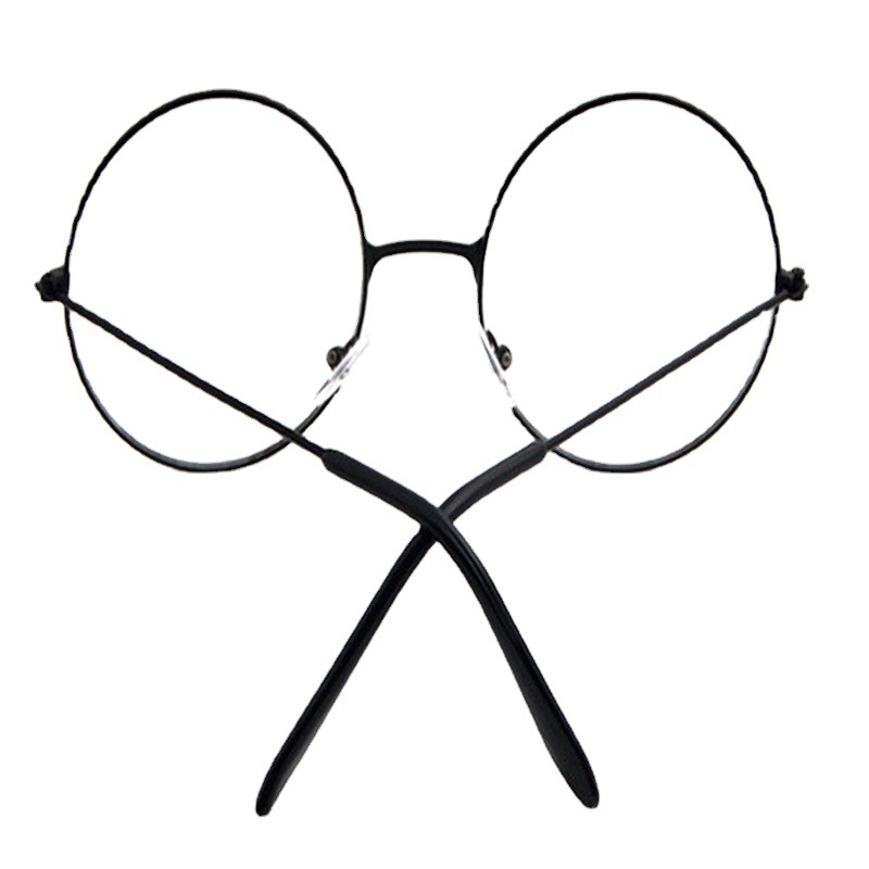 2021new Sunglasses Men&#039;s and Women&#039;s Sunglasses Men&#039;s Fashion round Prince Black Plain Glasses Sunglasses Women