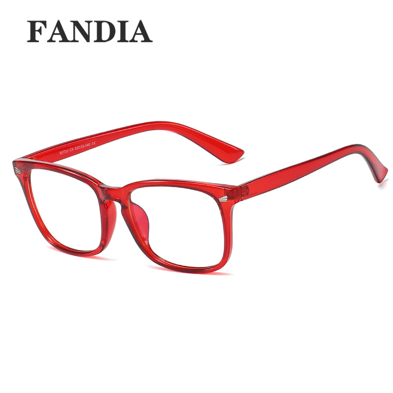95755 Fashion New Plain Glasses Boys and Girls Parent-Child Anti-Blue Light Glasses Online Class Computer Learning Goggles