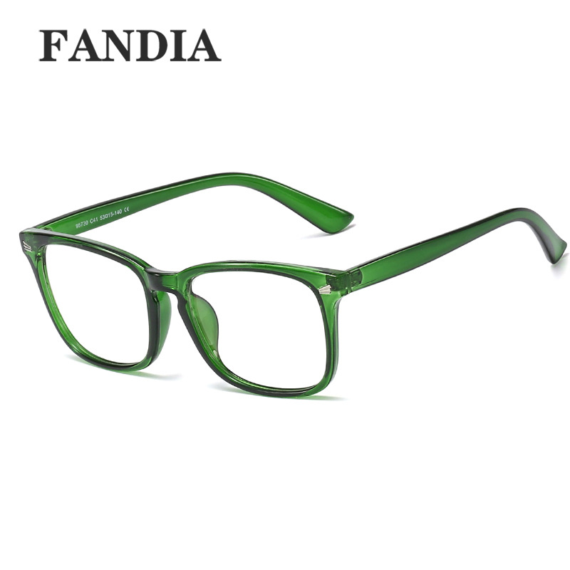 95755 Fashion New Plain Glasses Boys and Girls Parent-Child Anti-Blue Light Glasses Online Class Computer Learning Goggles