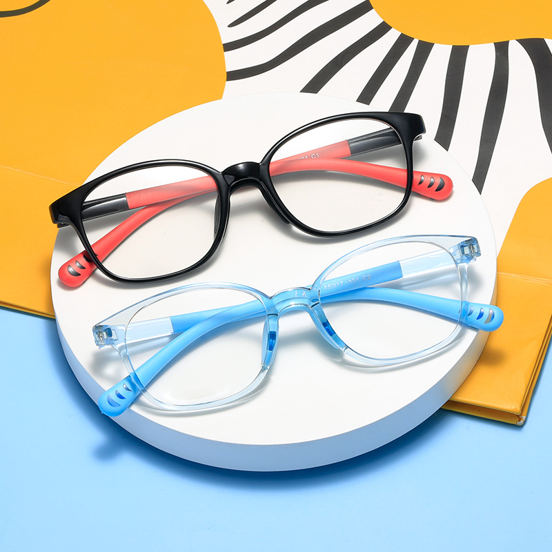 2021 New Nylon Two-Color Kid&#039;s Eyewear Men&#039;s and Women&#039;s Plain Glasses Reading Eye Goggles Can Be Equipped with Close