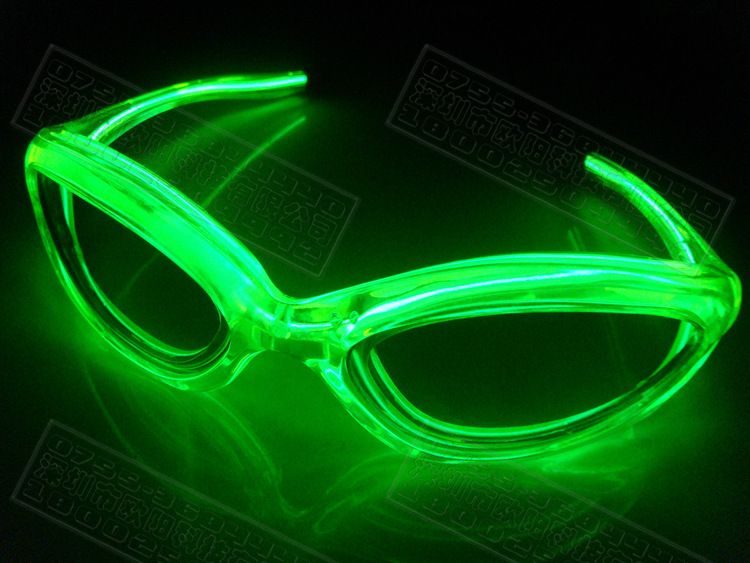 El Cold Light Glasses Glasses Led Glasses Glasses Fluorescent Dance Performance Party KTV Bar Company Flashing Glasses