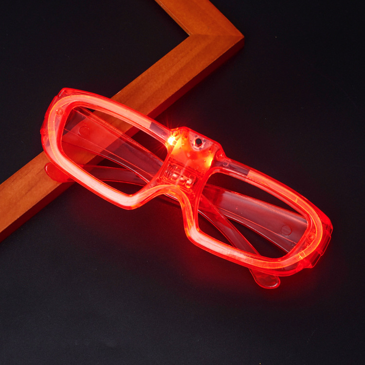 Disco Jumping Glasses Luminous Led Douyin Glasses Glasses Bar Concert Props Flashing Blinds Adult Glasses Customization