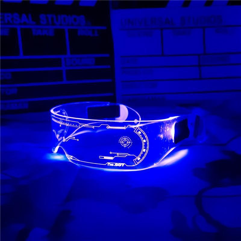 Flashing Glasses Led Goggles Summer New Color-Changing Future Technology Sunglasses Flashing Glasses