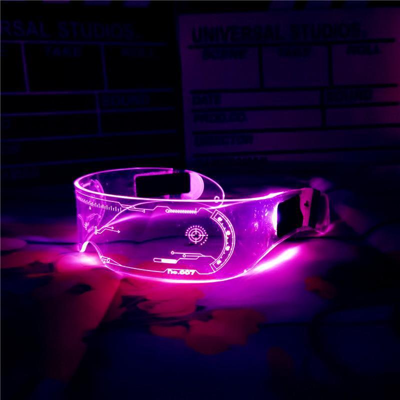 Flashing Glasses Led Goggles Summer New Color-Changing Future Technology Sunglasses Flashing Glasses