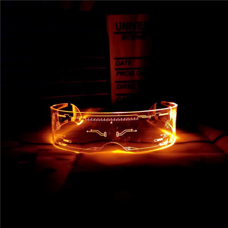 Flashing Glasses Led Goggles Summer New Color-Changing Future Technology Sunglasses Flashing Glasses