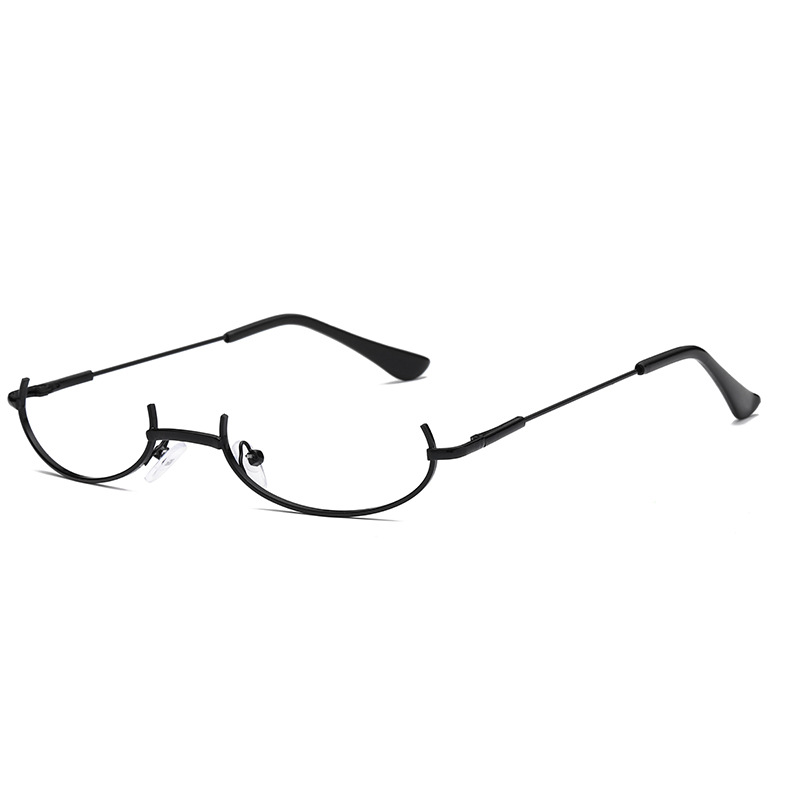 Japanese Style Soft Girl Half-Frame Decorative Glasses Anime Two-Dimensional Glasses FrameDecorative Glasses