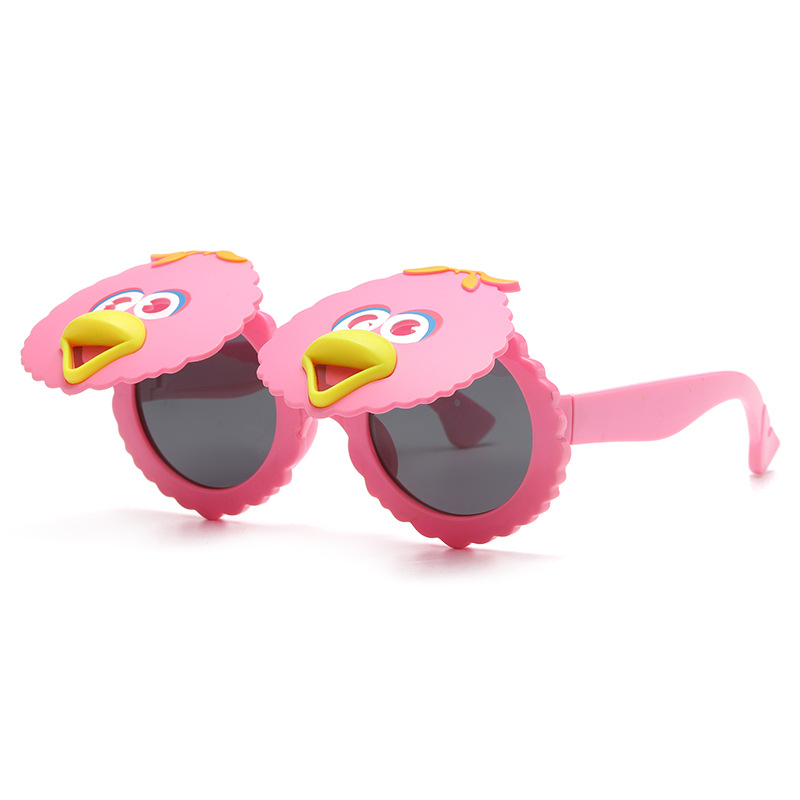 Flip Glasses  Silicone Sunglasses Children&#039;s Trendy Clamshell Sunglasses Cute Baby Matching Glasses