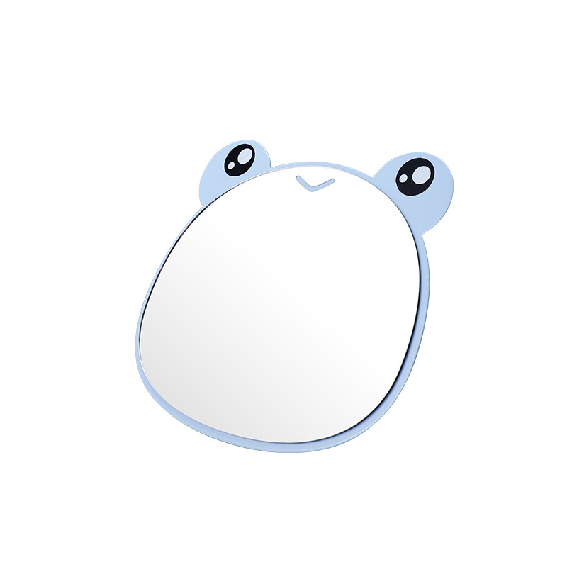 Meng Pet Cartoon Frog Desktop Makeup Mirror Dormitory Princess Mirror Student Dormitory Metal Iron Mirror Frog Mirror