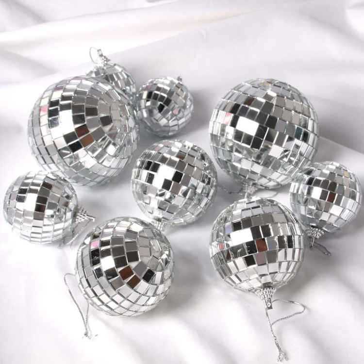 Ins Cake Decoration Ball 2cm1m Bar Ballroom Wedding Ball Wedding Mirror Ball Christmas Hanging Ornaments