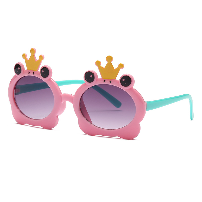 Cute Frog Kids Sunglasses Sunglasses UV-Proof Sunglasses 922148 Frog Mirror