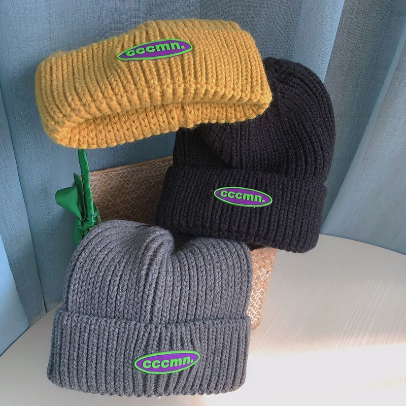 Korean Children&#039;s Hat Autumn and Winter Girls Knitted Hat Baby Medium and Big Children Boys Woolen Cap Warm Earflaps Cap Fashion Brand