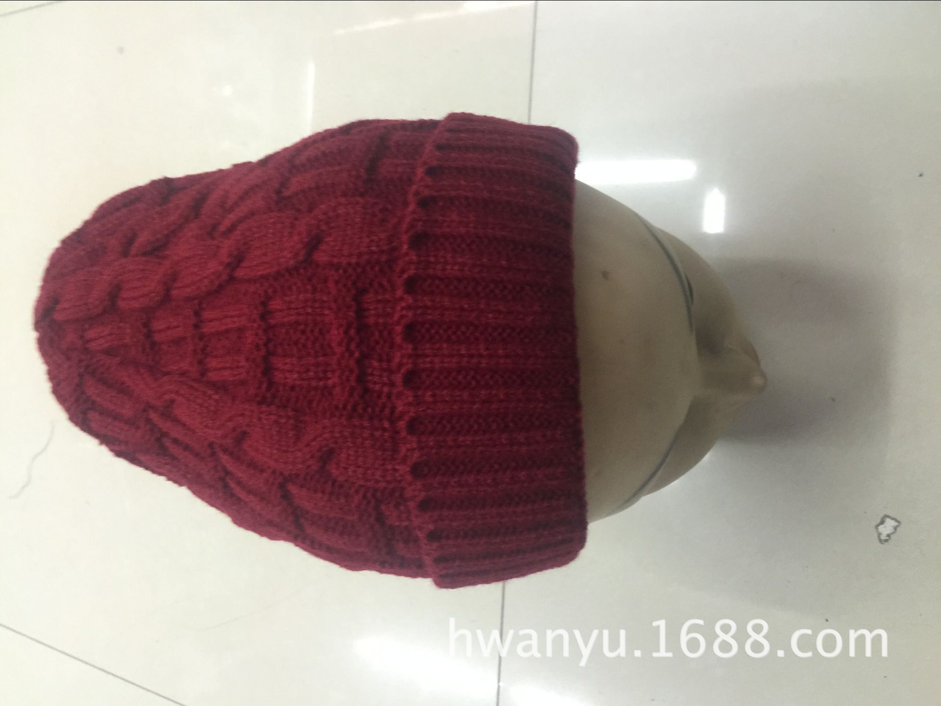 Love088 Winter Korean Autumn and Winter Octagonal Knitted Hat Woolen Cap Fashion Knitted Hat Sleeve Cap