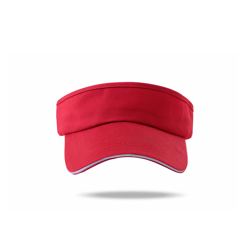 Visor Cap Custom Logo New Sun Hat Beach Hat Peaked Cap Embroidery Lengthened Printing Outdoor Advertising Cap