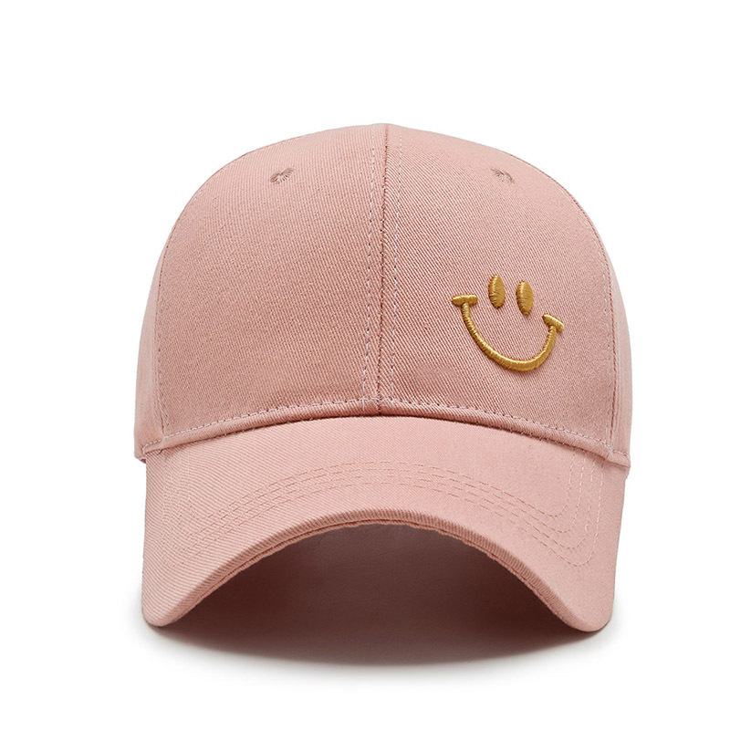 Men&#039;s and Women&#039;s Fashion Trend Four Seasons Hat Korean Smiling Face Hat Sun-Proof Baseball Cap Sports Leisure Peaked Cap