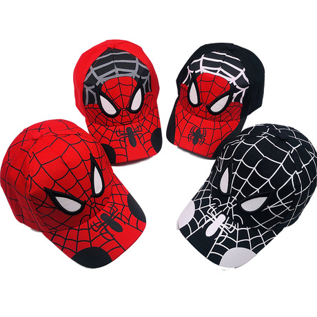 New Children&#039;s Hat Boys&#039; Spider-Man Baseball Cap Baby Cartoon Peaked Cap Outdoor Leisure Travel Sun Hat