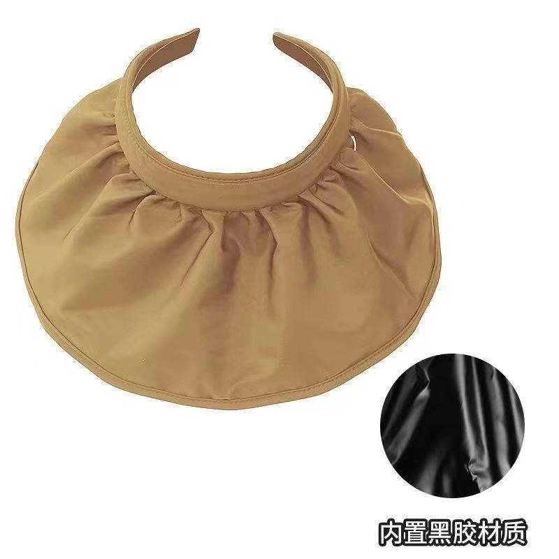 Vinyl Shell-like Bonnet Dual-Use Headband Sun Hat Female Sun Protection UV Air Top Outdoor Leisure cap