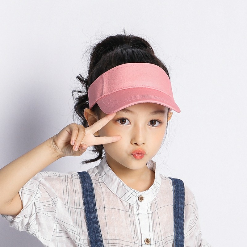 Children&#039;s Visor Cap Baby Sun Protection Sun Hat Boys and Girls Parent-Child Mother-Daughter Baseball Cap Children Summer Sun Hat