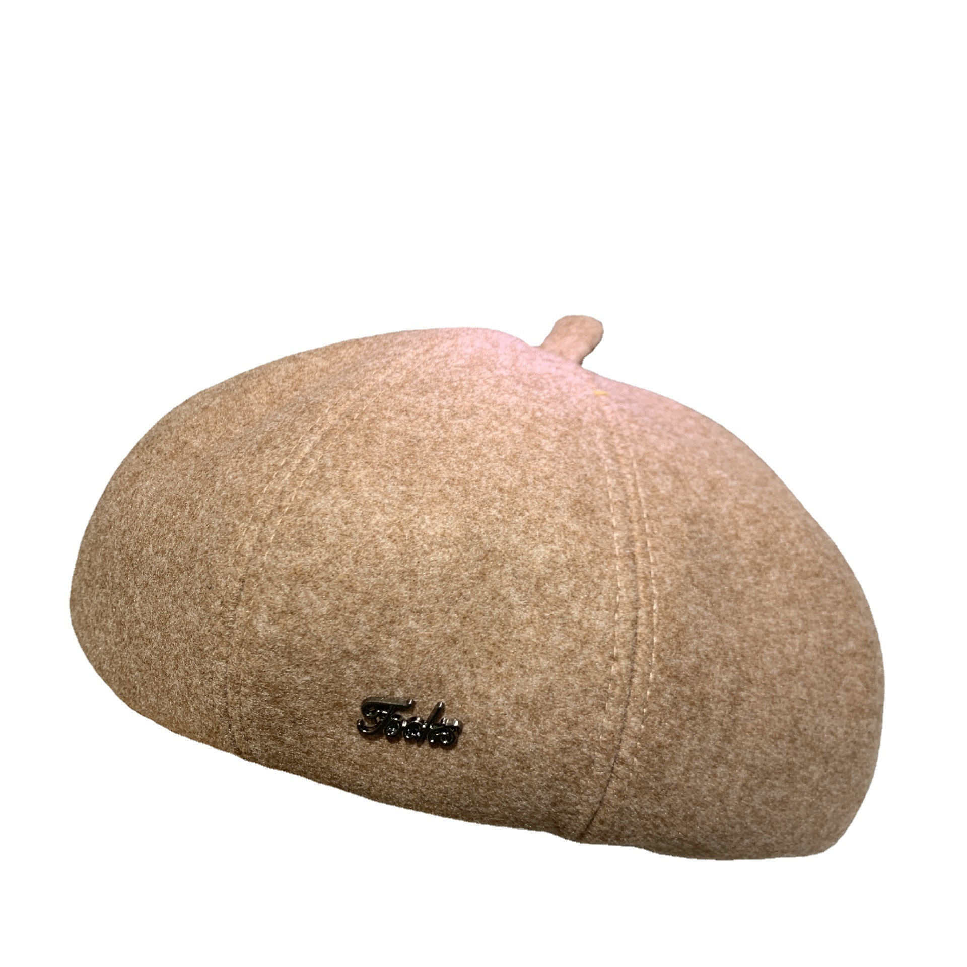 Factory Supply Autumn and Winter Letters Beret Face-Looking Small Hat All-Match Fashion Lady Hat
