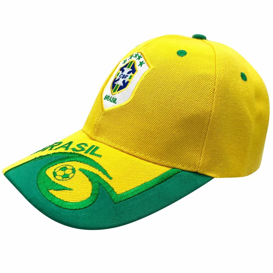 Team Club and National Team Hat Sun Hat Travel Fashion Peaked Cap Beach National hat