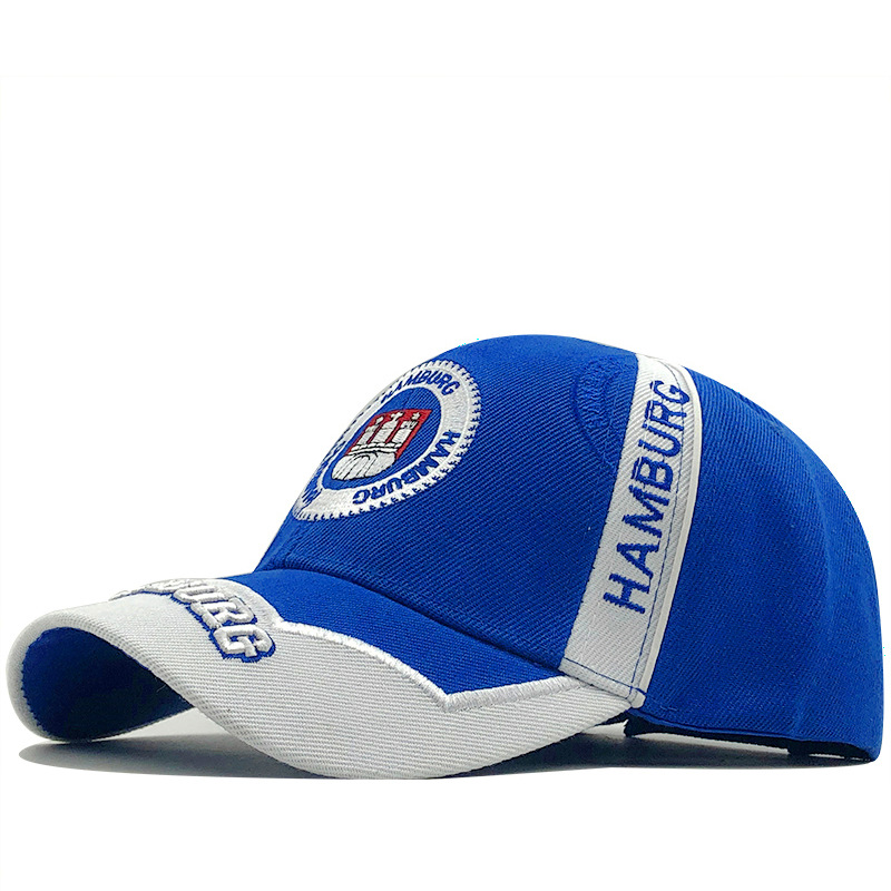Cross-Border Hamburg Fortress National 3D Embroidery Baseball Cap Amazon Men and Women Spring, National hat