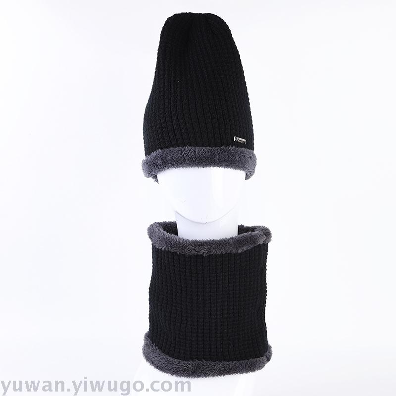 Men&#039;s Winter Hat Fleece-Lined Warm Woolen Hat Men&#039;s Autumn and Winter Men&#039;s Knitted Hat Thickened Ski Cap