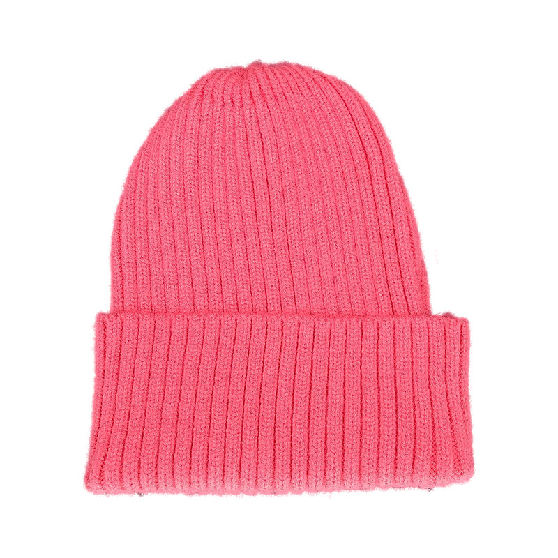 Internet Celebrity Chic Korean Style Yuppie Hat Solid Color Woolen Hat Men&#039;s and Women&#039;s Autumn and Winter Students Ins Knitted Warm Baby&#039;s Knit Hat