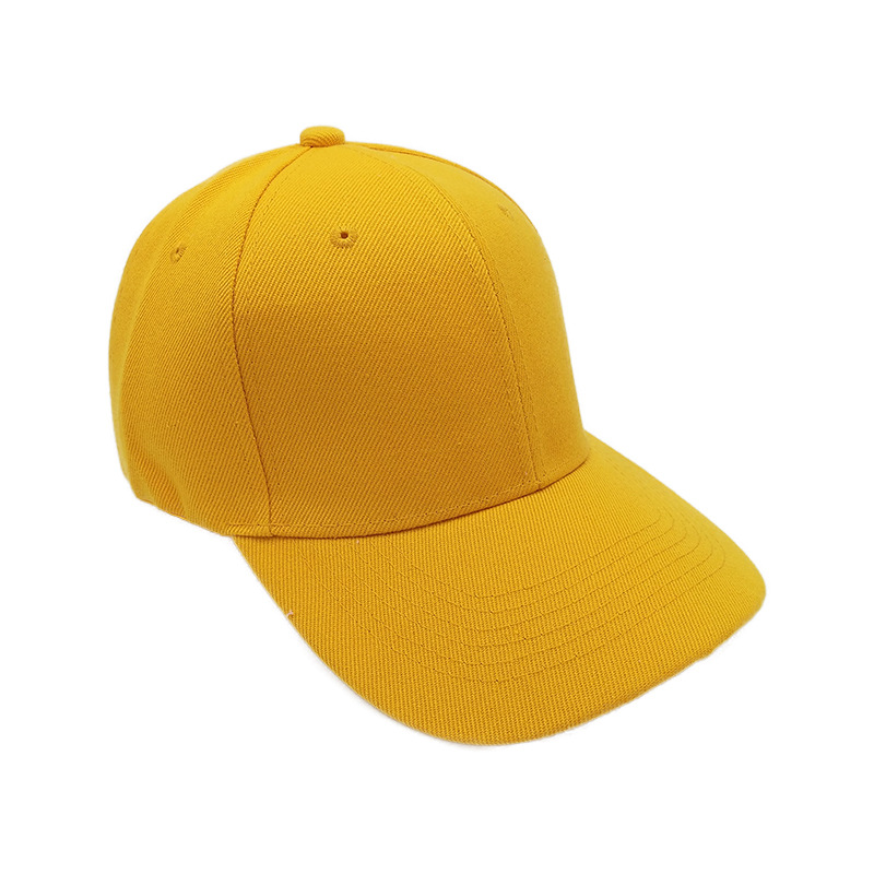 Spot Maonitrile Thickened Solid Color Blank Peaked Cap Hat Work Cap Advertising Cap Baseball Cap Men&#039;s and Women&#039;s Hats