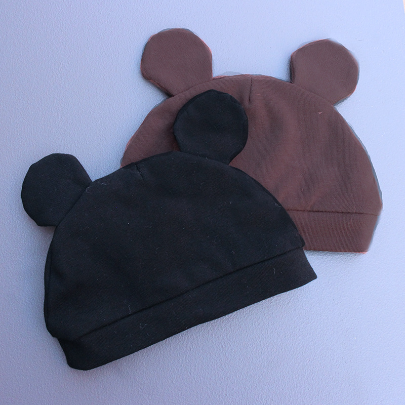 Korean Style Ins Super Cute 100 Days Babies&#039; Boys and Girls Cute Ears Winter Warm Pullover Cap Children&#039;s Hat