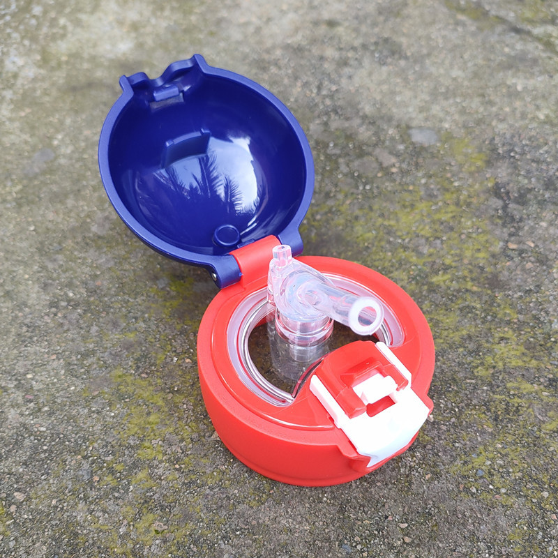 Transparent Stars Children&#039;s Thermal Carafe Cup Lid Straw Lid Student Cup Cap with Drinking Straw Universal Accessories