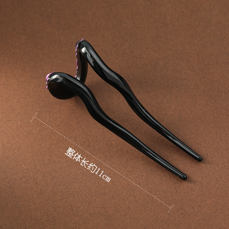 Ethnic Style Fashion Updo Hairpin Simple Temperament U-Shaped Barrettes Bun Small Hairpin Daily Headwear