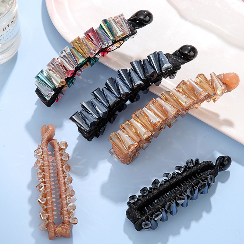  Strap Small Banana Clip Large Vertical Clip Temperament Ponytail Hairpin Hairpin Adult Vertical Clip Banana Hairpin
