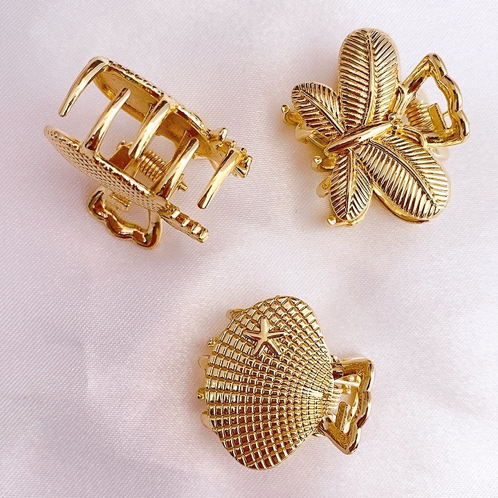  Side Clip Girl Head Clip Graceful and Fashionable Hairpin Accessories Small Clip Factory Wholesale Alloy Hairpin