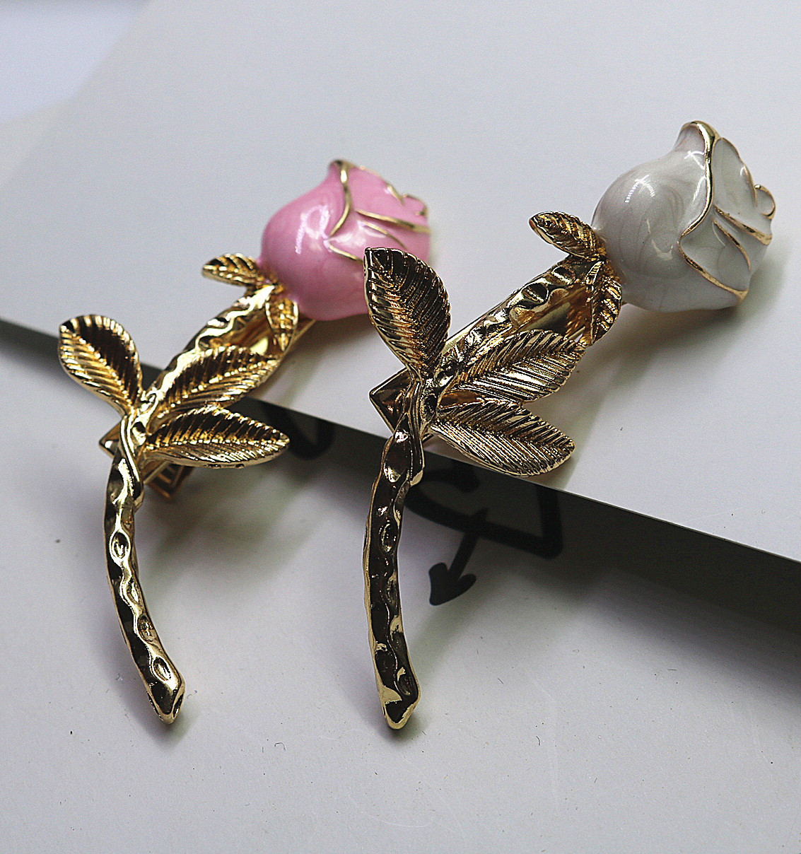 2021 Elegant Graceful Fashion Japanese Style Girl Romantic Rose Delicate Cute Hairpin Side Fairy Side Rose Hairpin
