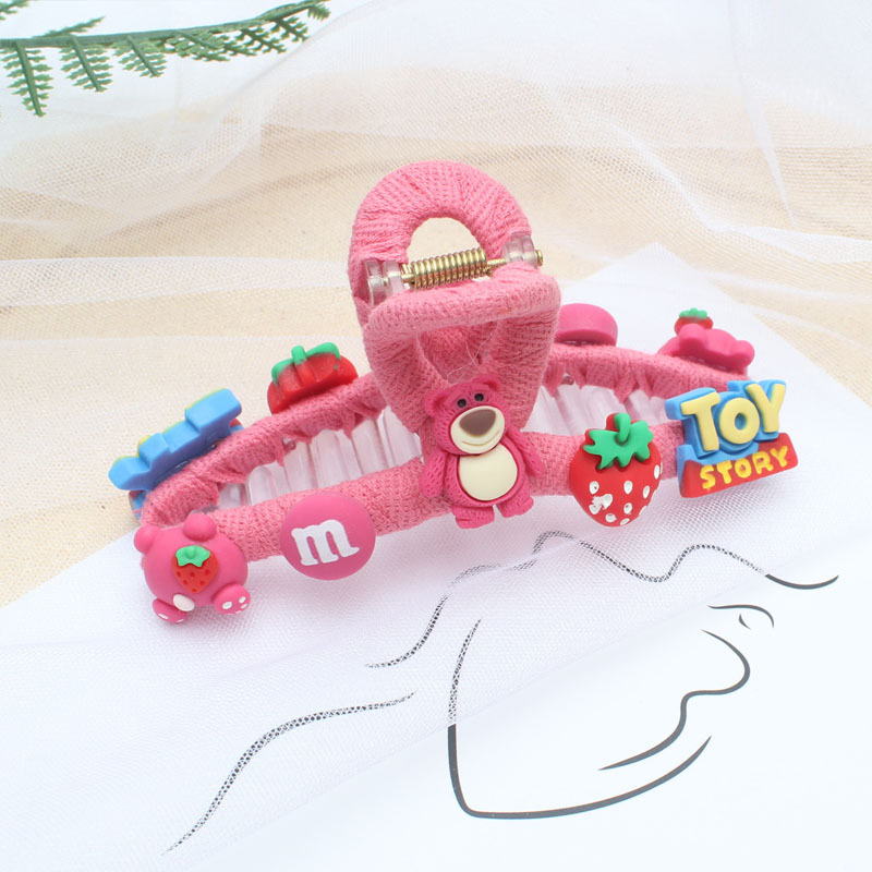Christmas Barrettes StellaLou Grip Plush Hairpin Female Barrettes Autumn and Winter Updo Hair Clip Hair Claw Headdress South Korea