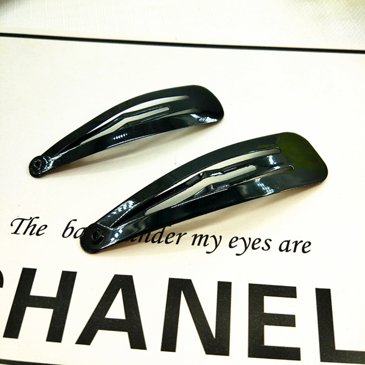Clip Bang Clip Lacquer Varnish Korean Hairpin Taobao Hot Sale Stall Supply Ornament Wholesale Factory Black Hairpin
