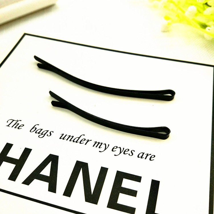 Clip Bang Clip Lacquer Varnish Korean Hairpin Taobao Hot Sale Stall Supply Ornament Wholesale Factory Black Hairpin