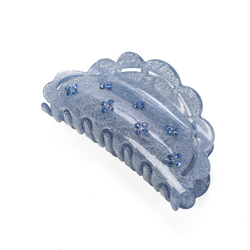 Korean Style Ins New Acrylic Retro Highlight Bath Hair Claw Simple Elegant Back Head Ponytail Hairpin Hair Grip
