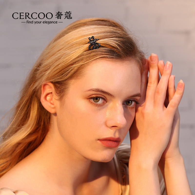 Mini Small Sized Grip Rhinestone Acrylic Barrettes Korean Grip Clip Headwear Female with Diamond Acrylic Hairpin