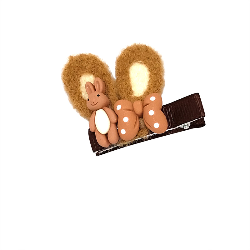  Ears Barrettes Bear Clip Word Clip Bang Clip Korean Little Clip Headdress Hairpin BB Clip Side Clip Rabbit Hairpin