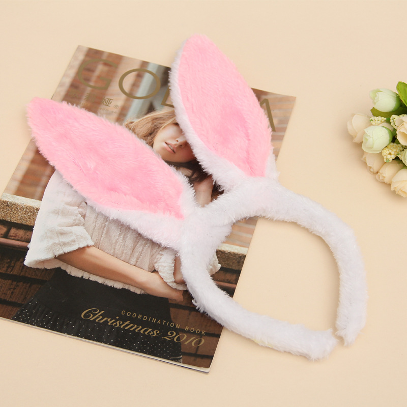 Rabbit Ears Hair Hoop Headdress Easter Rabbit Hairpin Headband Amazon WeChat Stall Small Gift Rabbit Hairpin