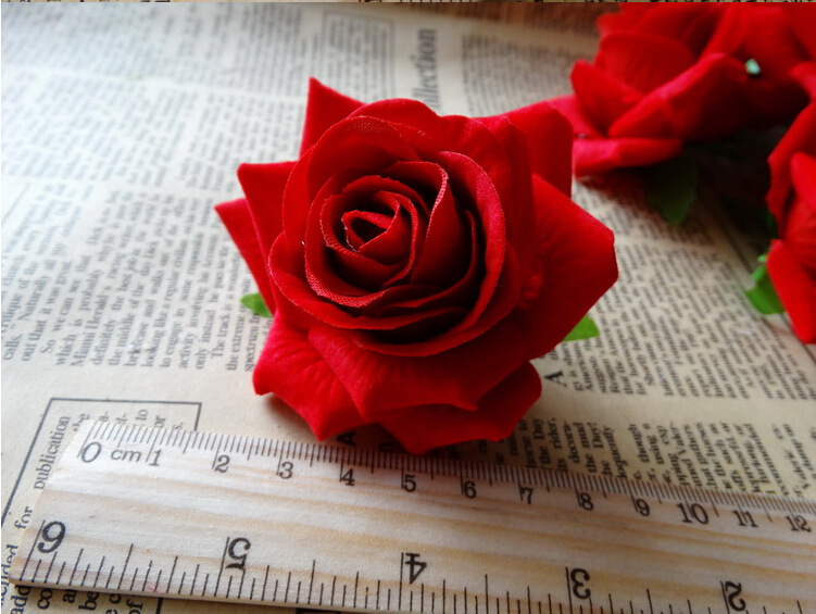 Cross-Border Hot Selling Rose Barrettes Brooch Artificial Flower Flower Hairpin Barrettes Flower accessories