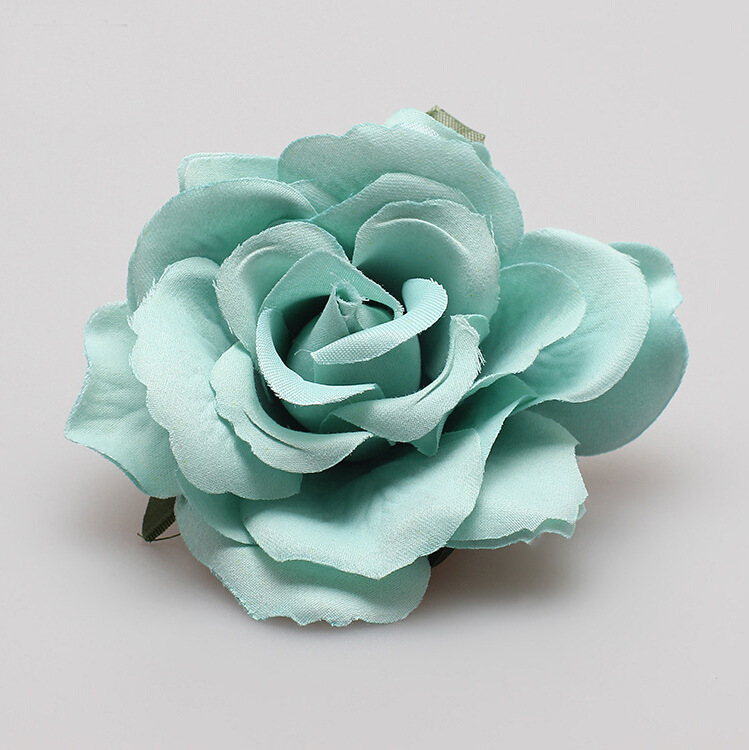 Rose Barrettes Bohemian Rich Rose Side Clip Seaside Beach Hair Accessory Hairpin Barrettes Artificial Flower Barrettes
