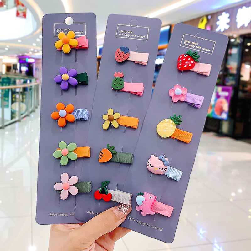 Baby Clip Hair Accessories Baby Hair Clips Does Not Hurt Hair Infant Hairpin Broken Hair Children Princess Korean Children&#039;s Headdress