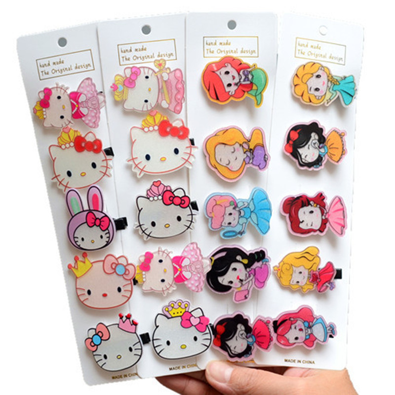 Barrettes Girls&#039; Side Clip Bang Clip Duckbill Clip Cute Cartoon Small Animal Hair Accessories Wholesale Cartoon Hairpin